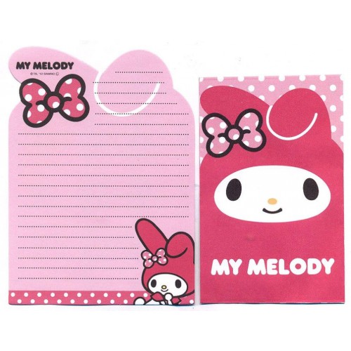 Ano 2013. Kit 2 Conjuntos de MINI-Papel de Carta My Melody DC Sanrio