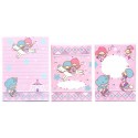 Ano 2011. Conjunto de MINI-Papel de Carta Little Twin Stars Sanrio