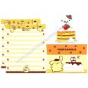 Ano 2013. Conjunto de Papel de Carta PomPomPurin Pudin2 Sanrio