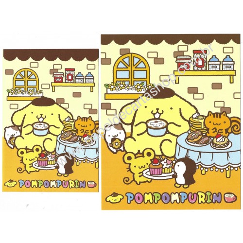 Ano 2017. Conjunto de Papel de Carta PomPomPurin Sanrio