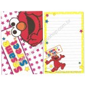 Ano 2008. Conjunto de Papel de Carta Pequeno Sesame Street CAM