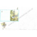 Conjunto de Papel de Carta Importado Flower Fairies CAZ