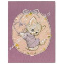 Notecard Antigo Importado Bill D Morehead Kitten-Knits Current