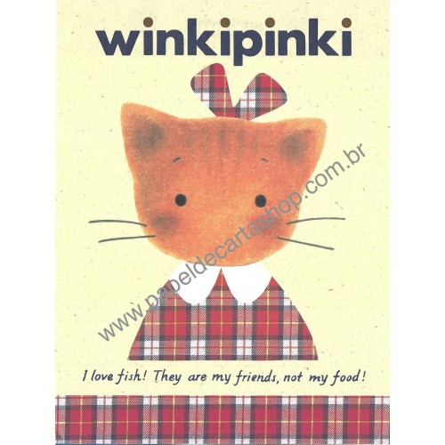 Ano 1991. Papel de Carta Winkipinki CRE Sanrio