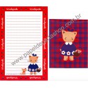 Ano 1996. Conjunto de Papel de Carta Winkipinki CVM Sanrio