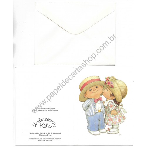 Notecard Cartão Importado Ruth Morehead Undercover Kids 3 Current